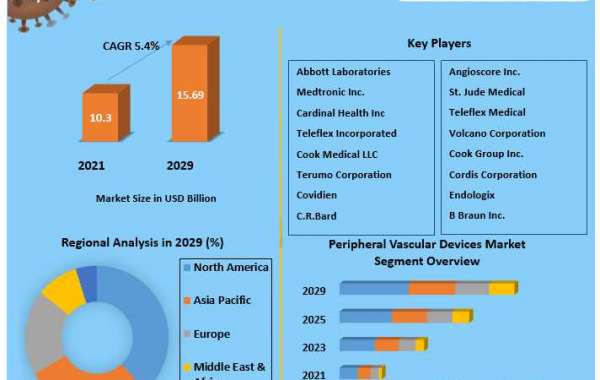 Peripheral Vascular Devices Market Share, Size, Trend Analysis, Competition Analysis, and forecast 2029