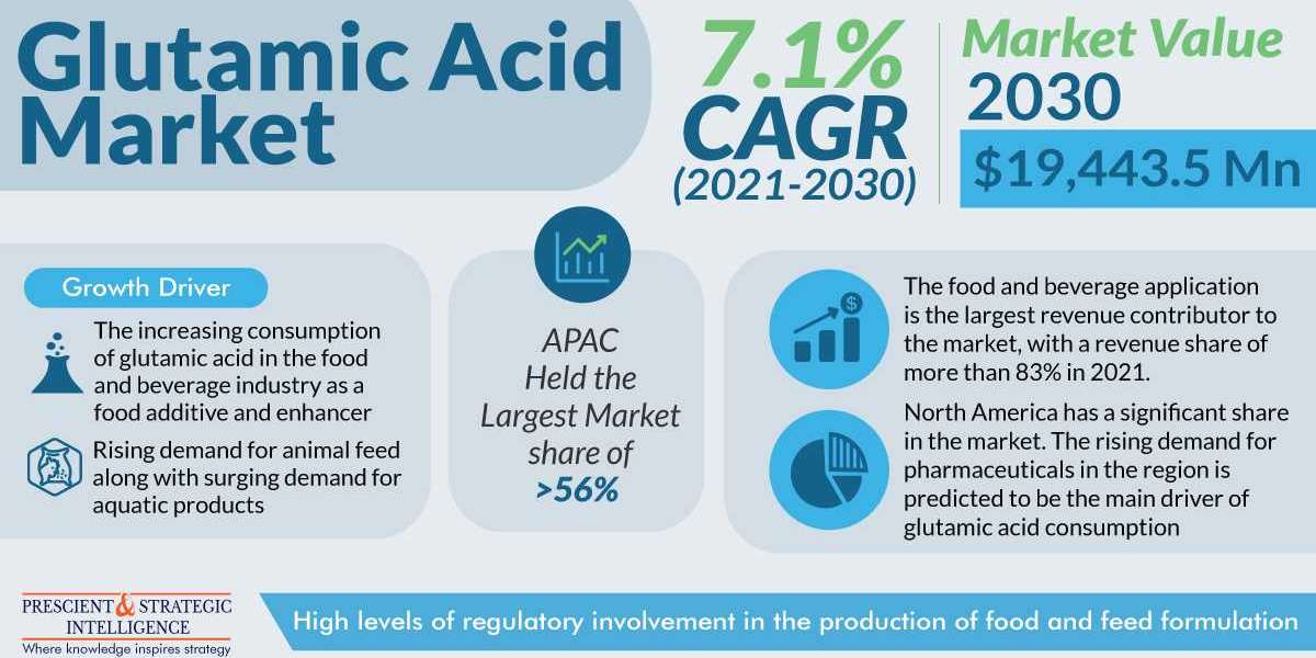 Glutamic Acid Market Share, Growing Demand, and Top Key Players