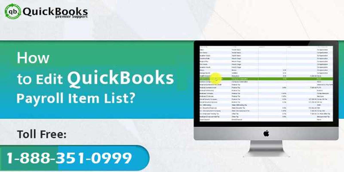 How to edit a payroll item in QuickBooks desktop?