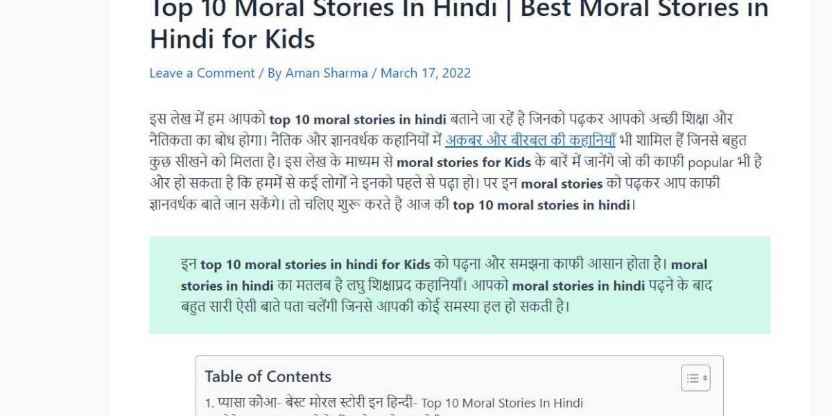 top 10 Moral stories