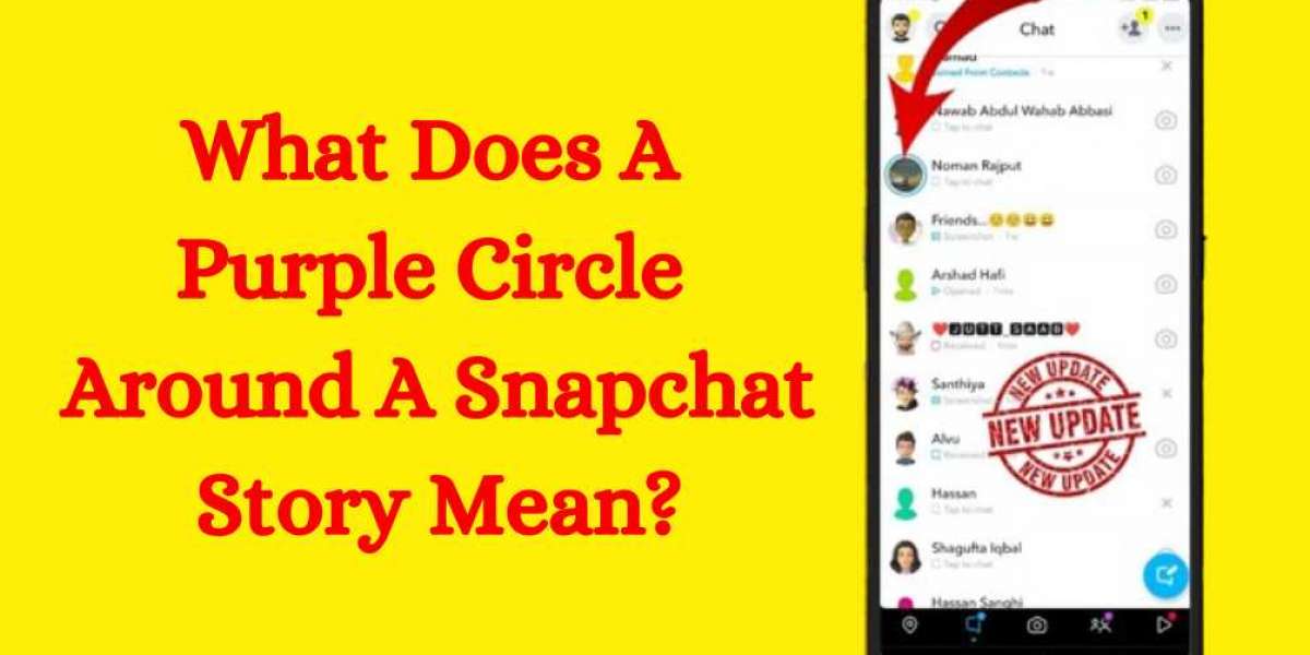 What Does A Purple Circle Around A Snapchat Story Mean?
