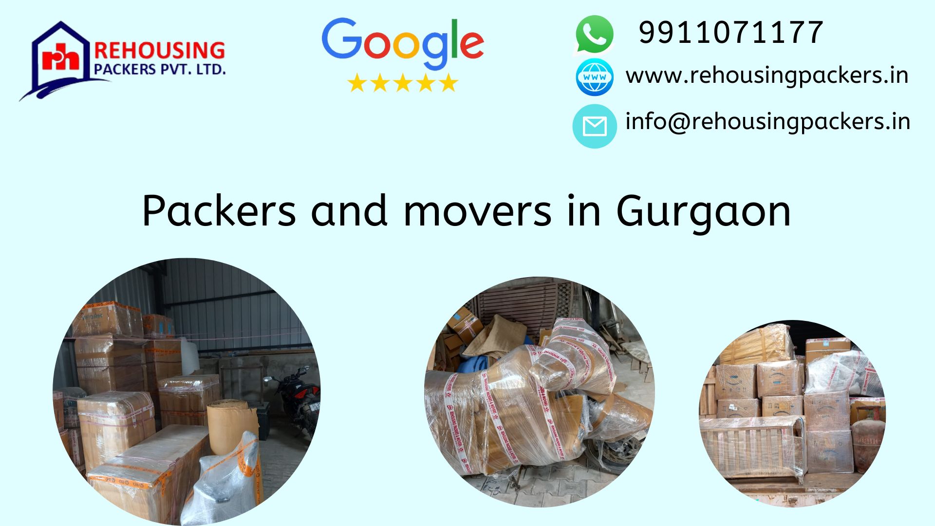 Hire top 10 packers and movers in Gurgaon | Rehousing Guide