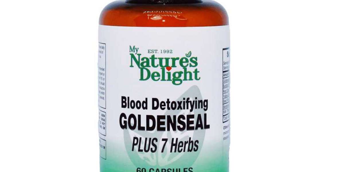 Rejuvenate Your Health with Blood Detoxifying Goldenseal: 60 Capsules