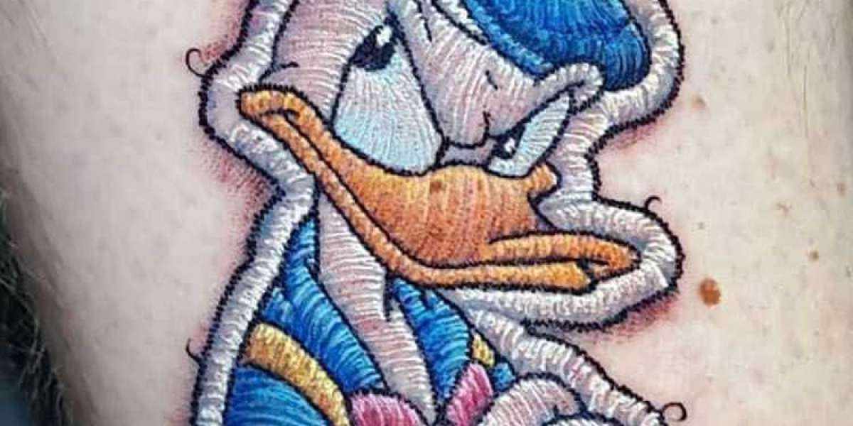 Embroidery Tattoo With True Digitizing