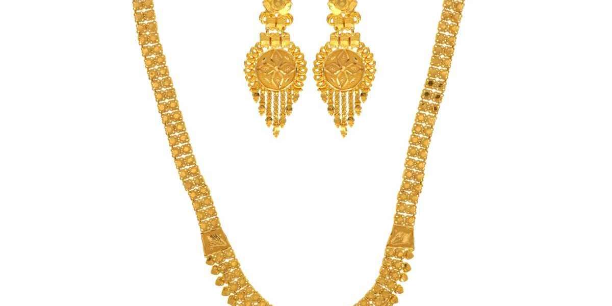 Bridal Opulence: The Timeless Beauty of Gold Necklace Sets for Brides