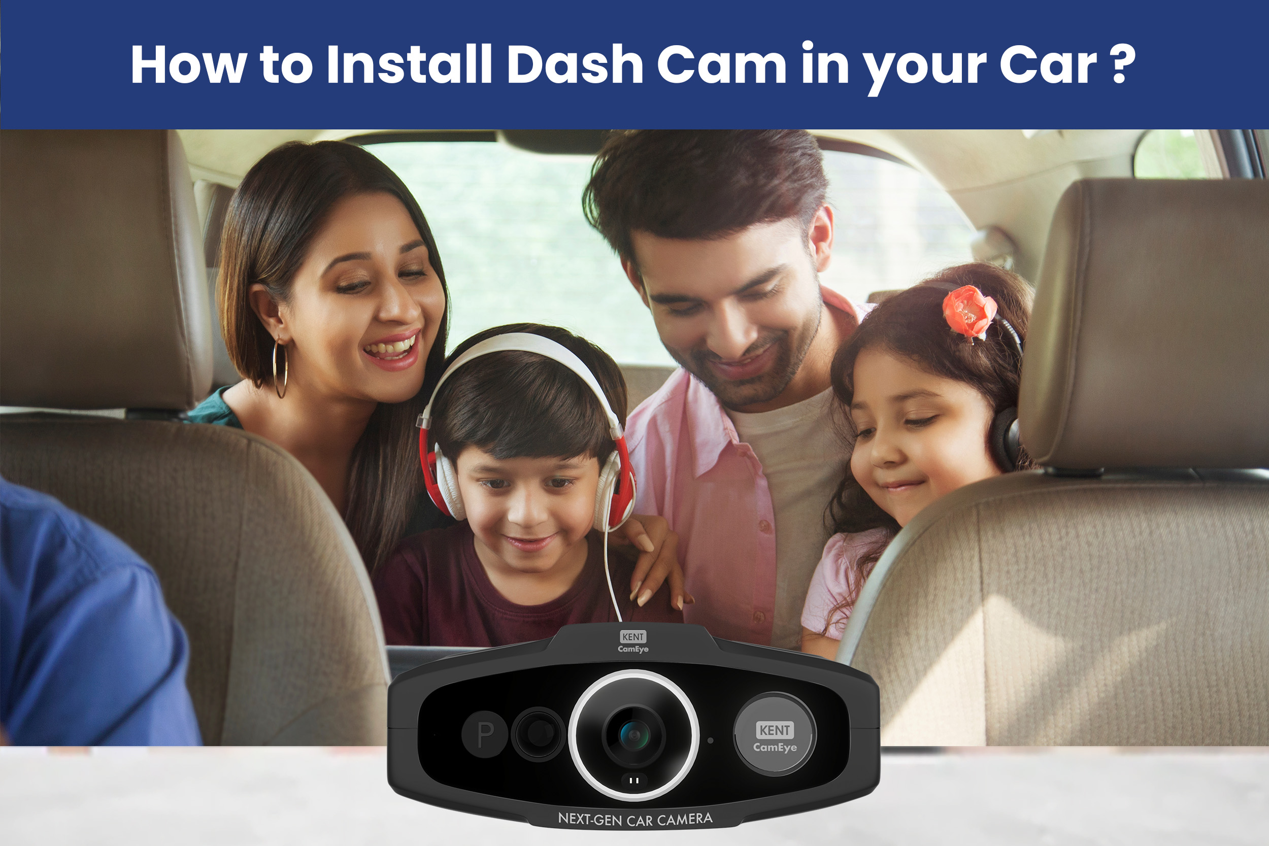 How to Install Car Dash Cam | Installation Guide | Kent Cam