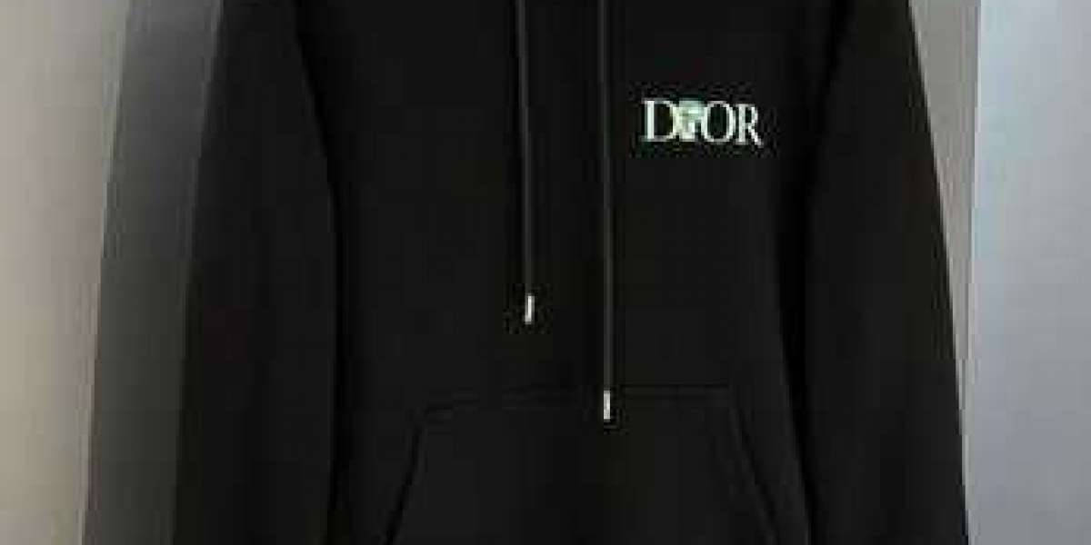 Dior Black Hoodie Men and Women