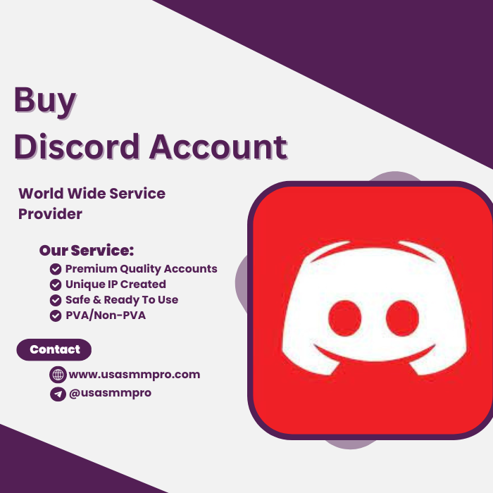 Buy Discord Account - USASMMPRO
