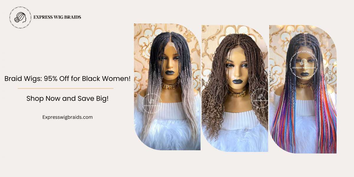 African American Human Hair Braided Wigs - 95% Off! Glue-less