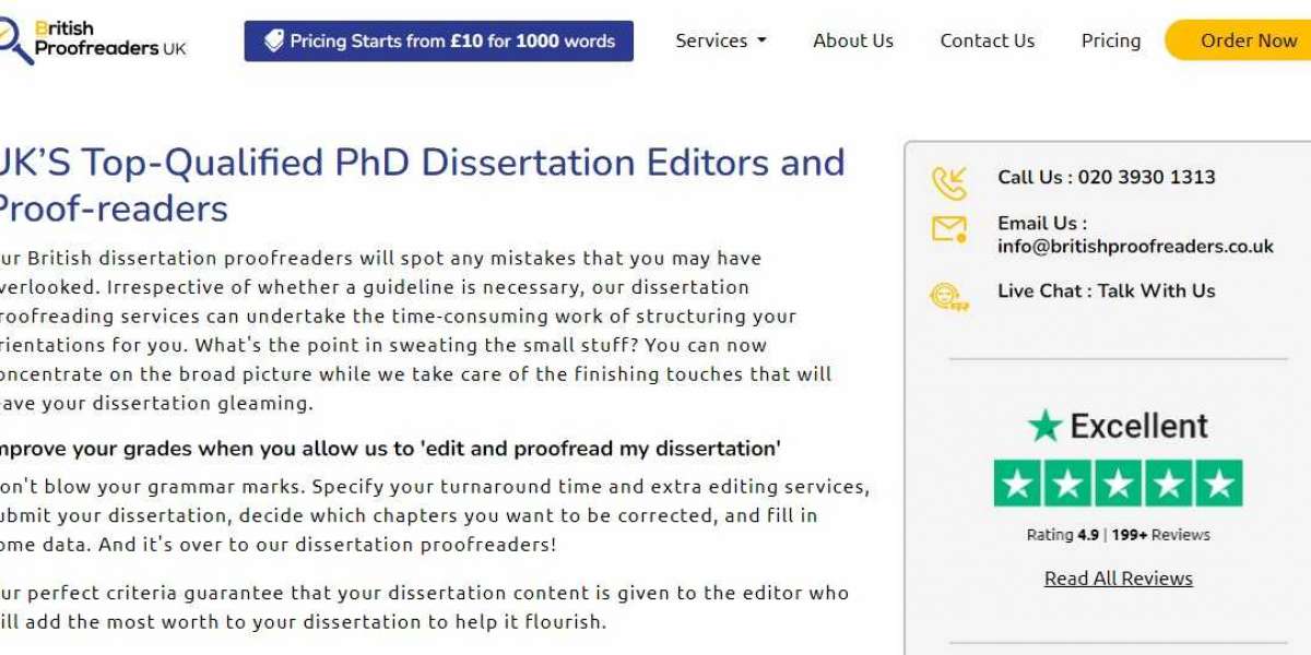 Improve Your GPA With The Best UK Dissertation Proofreaders