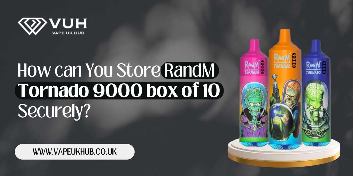 How can You Store RandM Tornado 9000 box of 10 Securely?