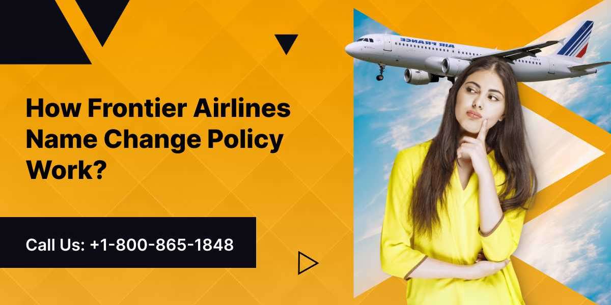 How Frontier Airlines Name Change Policy Work?