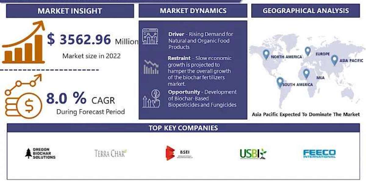 Biochar Fertilizer Market: Overview, Regional Analysis, Market Share & Competitive Analysis By 2032 | IMR