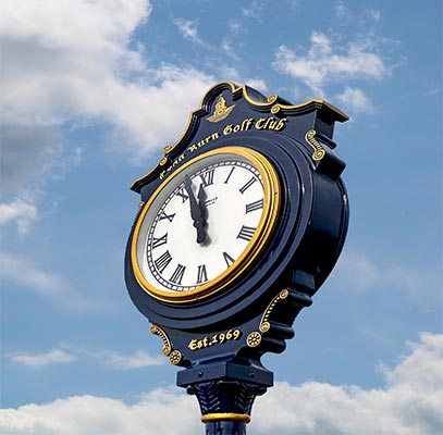 Timeless Style with Golf Course Clocks