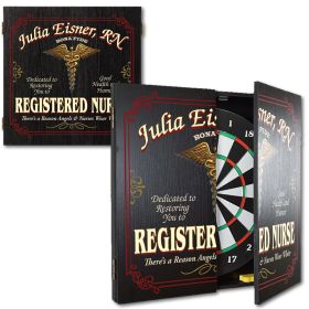 Premium Dartboard Cabinet | Personalized Dart Board Set