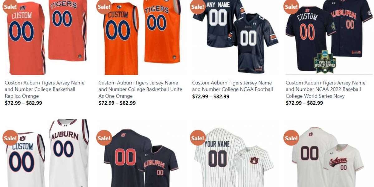 Cheer on the Tigers in Style with a Custom Auburn Tigers Jersey