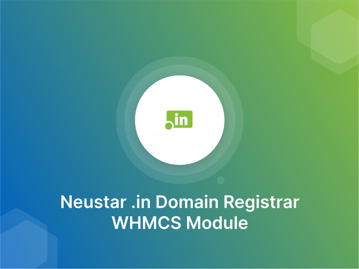 .in Registry Domain Registrar WHMCS Module - 40% OFF