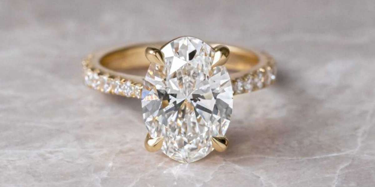 The Golden Touch: A 4 Carat Oval Diamond Ring Tiffany