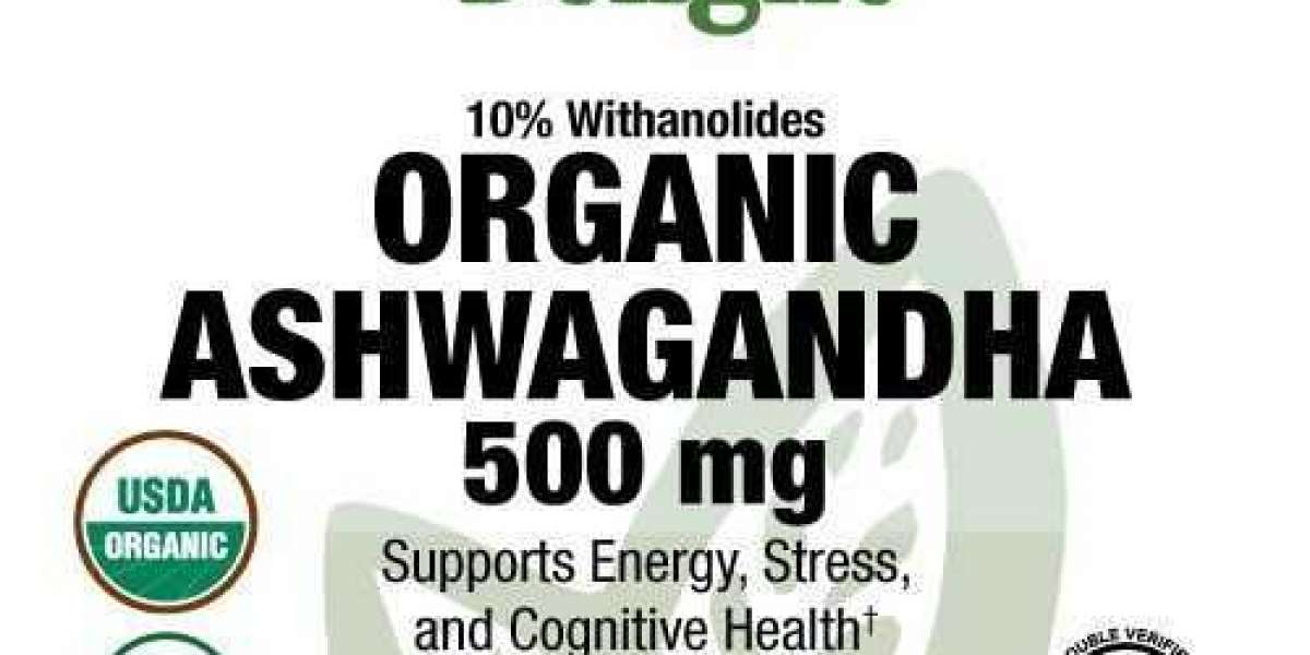 Organic Ashwagandha 500 mg – 50 Vegan Tabs