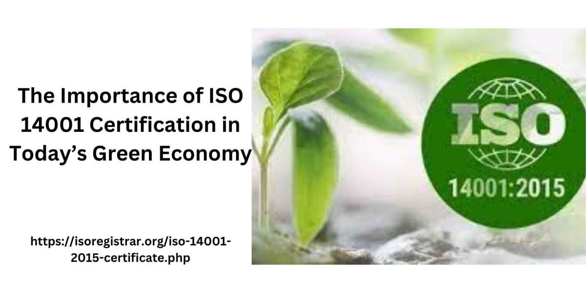 The Importance of ISO 14001 Certification in Today’s Green Economy