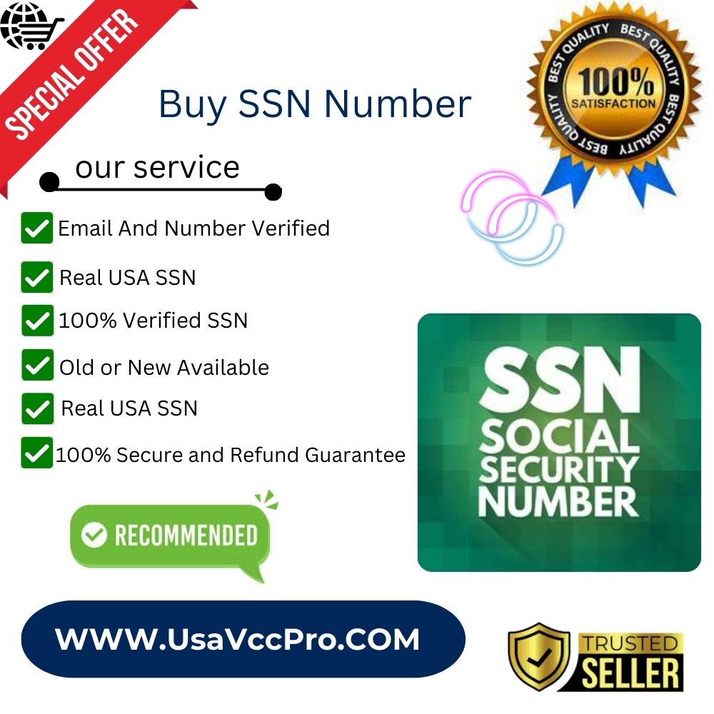 Buy SSN Number - UsaVccPro