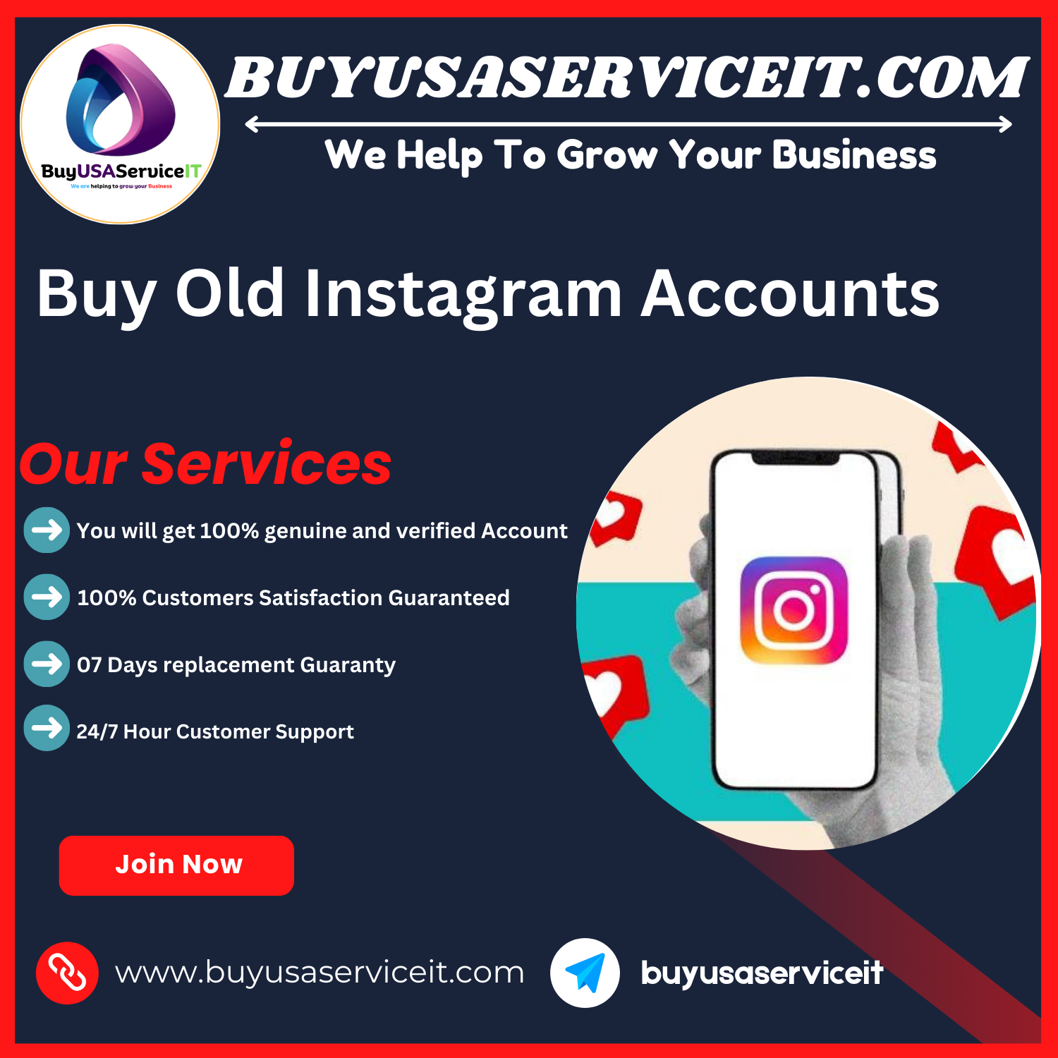 Buy Old Instagram Accounts With Followers Aged Phone Verified