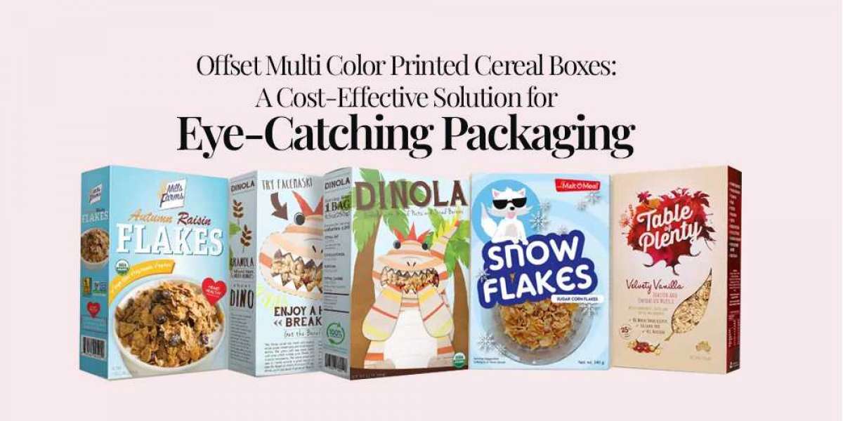 Offset Multicolor Printed Cereal Boxes: A Cost-Effective Solution for Eye-Catching Packaging