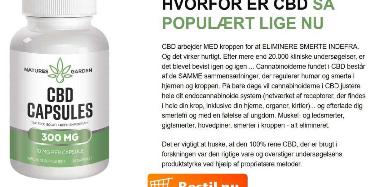 Natures Garden CBD Capsules DK anmeldelser, pris & køb nu