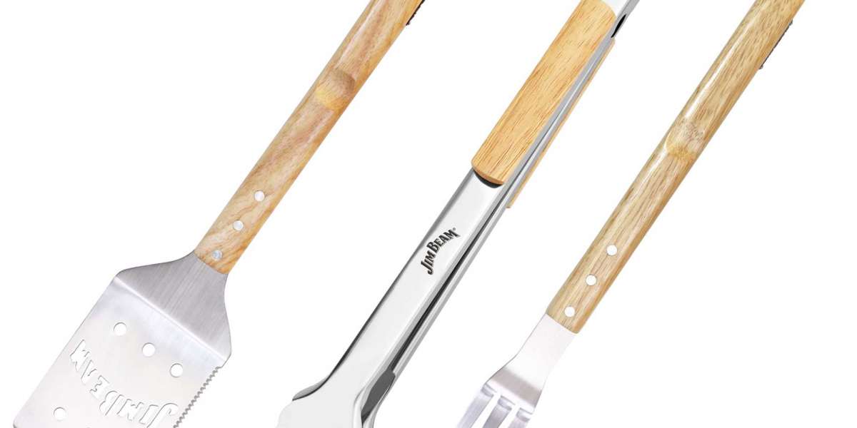 Master the Art of Grilling with the Jim Beam® 3 Piece Grill Tool Set