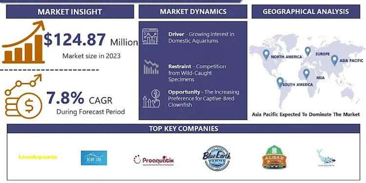 Global Amphiprion Ocellaris Market Is Growing At A Healthy CAGR Of 7.8% Forecast Period Of 2024-2032