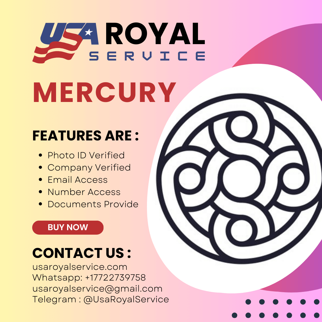 Buy Verified Mercury Business Accounts 100% Active Account