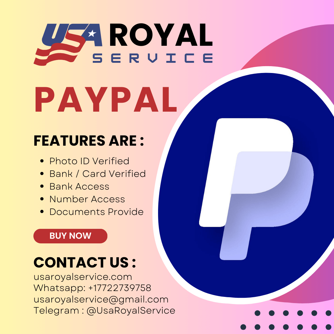 Buy Verified PayPal Accounts - 100% real document & active