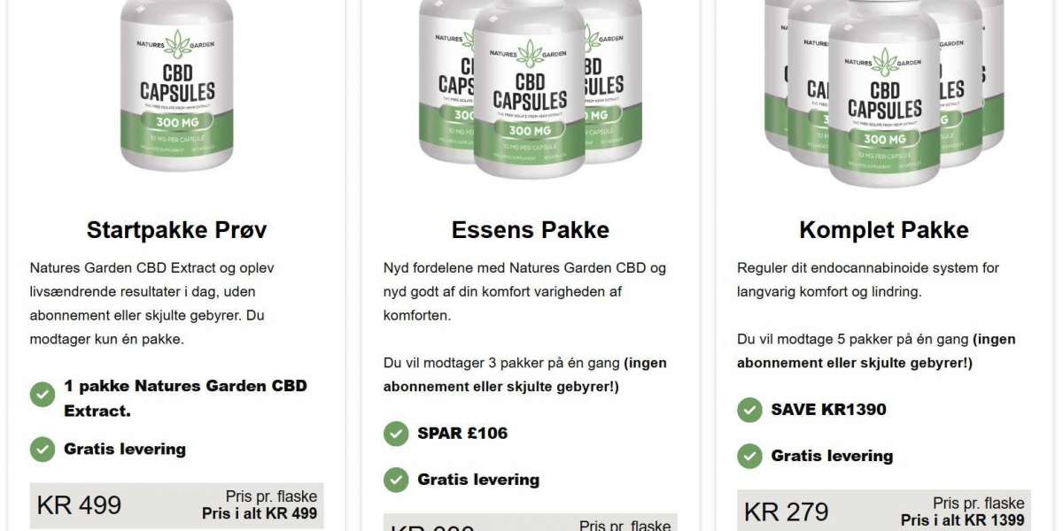 Natures Garden CBD Capsules DK anmeldelser, pris & køb nu