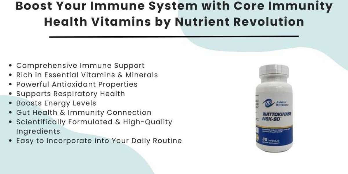 Boost Your Immune System with Core Immunity Health Vitamins by Nutrient Revolution