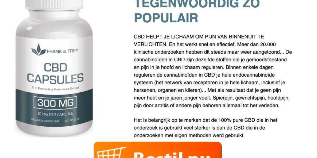 Frank & Frey CBD Capsules Nederland Beoordelingen & Prijs Te Koop