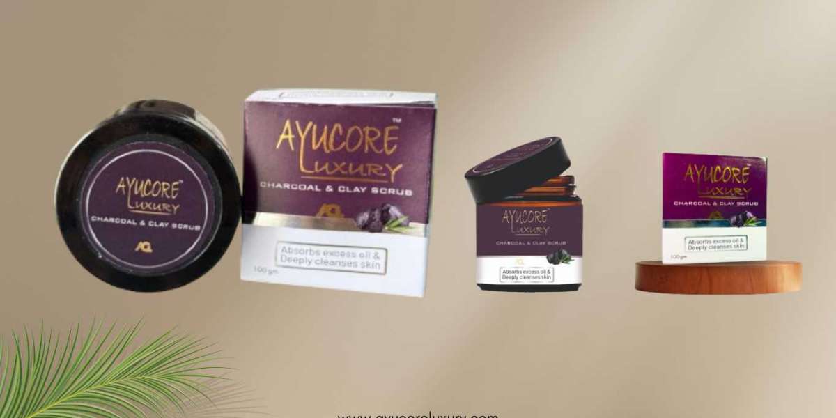 Charcoal Clay Scrub for Clear Skin – The Ultimate Skincare Solution by Ayucoreluxury.