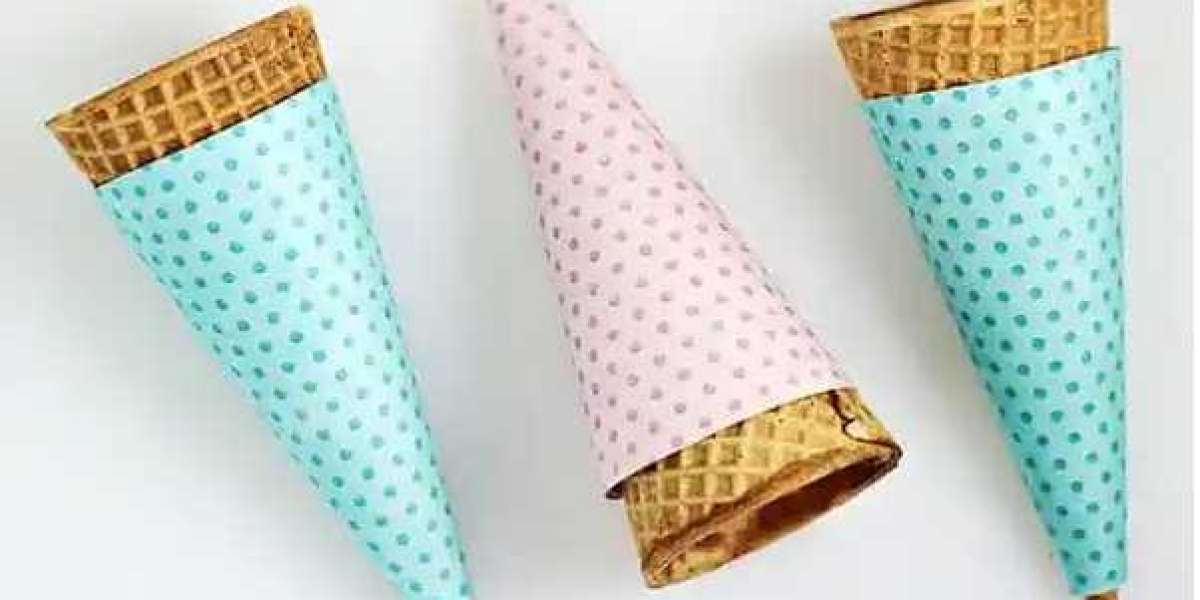 Creative Branding with Custom Ice Cream Cone Wrappers