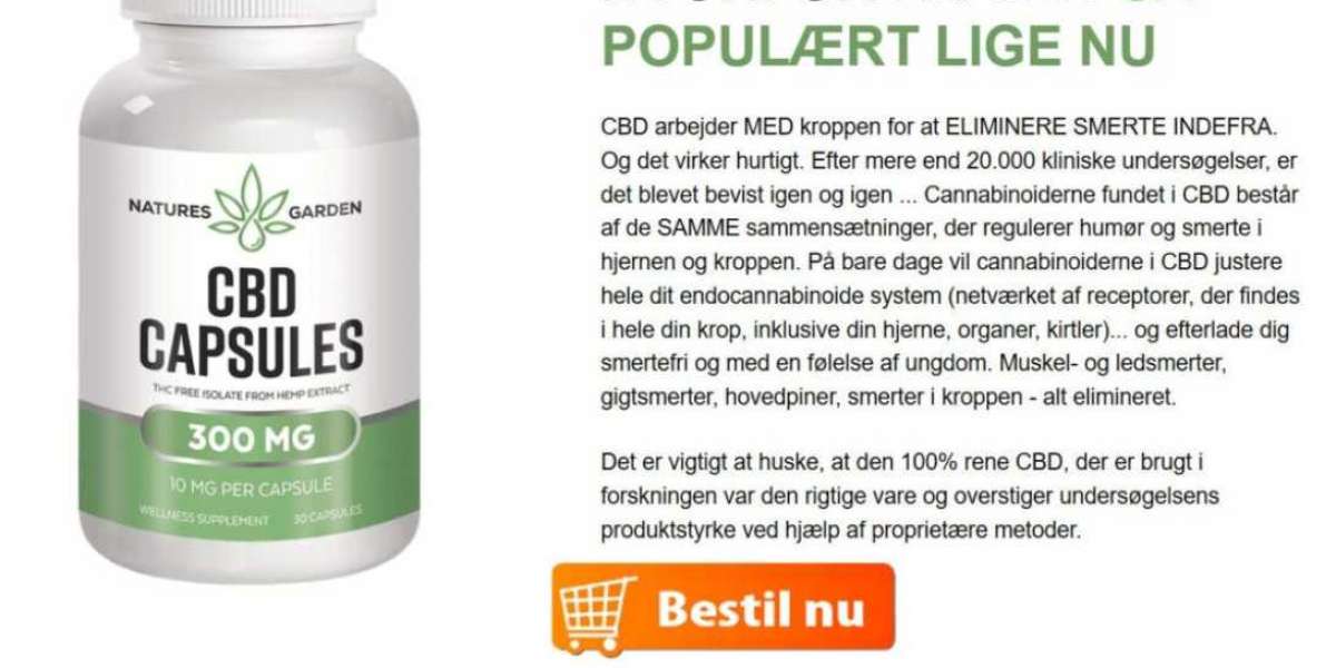 Natures Garden CBD Kapsler Anmeldelse: Naturlig Lindring i Danmark