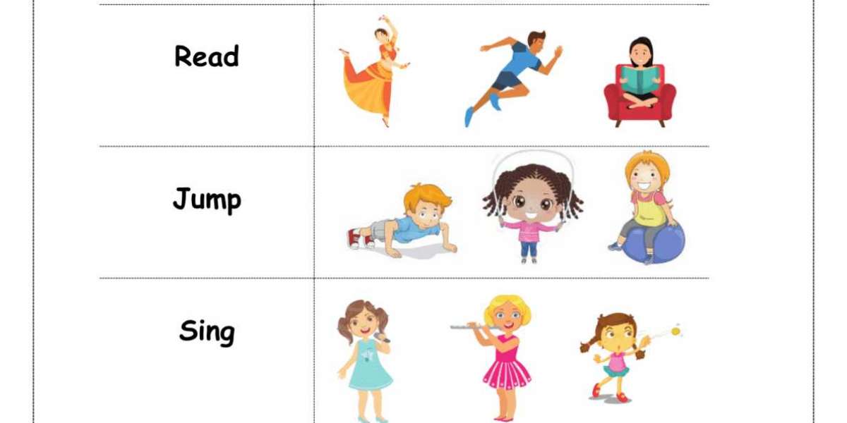 Fun and Interactive Action Words Worksheets for Grade 1 Learners