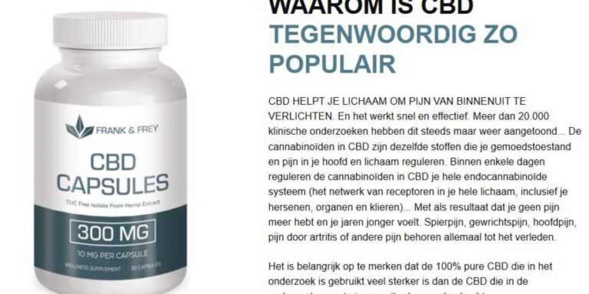 Frank And Frey CBD Nederland - 100% Veilige Resultaten, Voordelen?