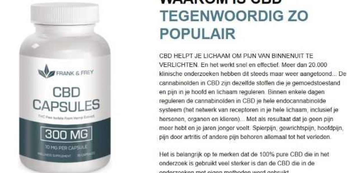 Zijn Frank Frey CBD Capsules NL producten voor pijnverlichting?