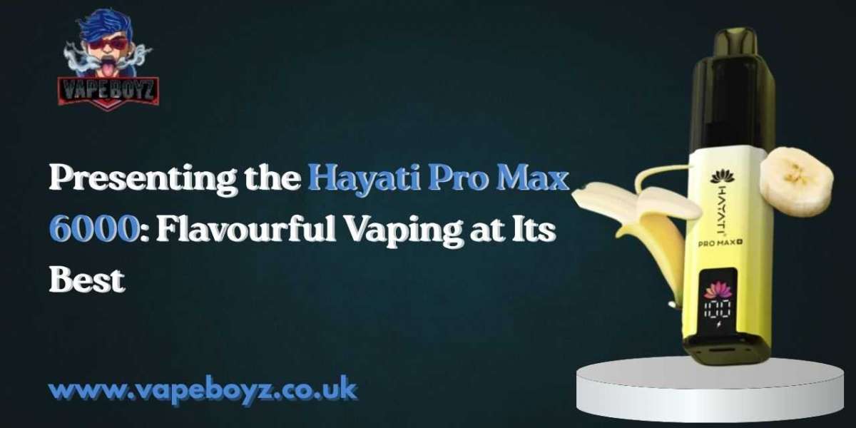 Presenting the Hayati Pro Max 6000: Flavourful Vaping at Its Best