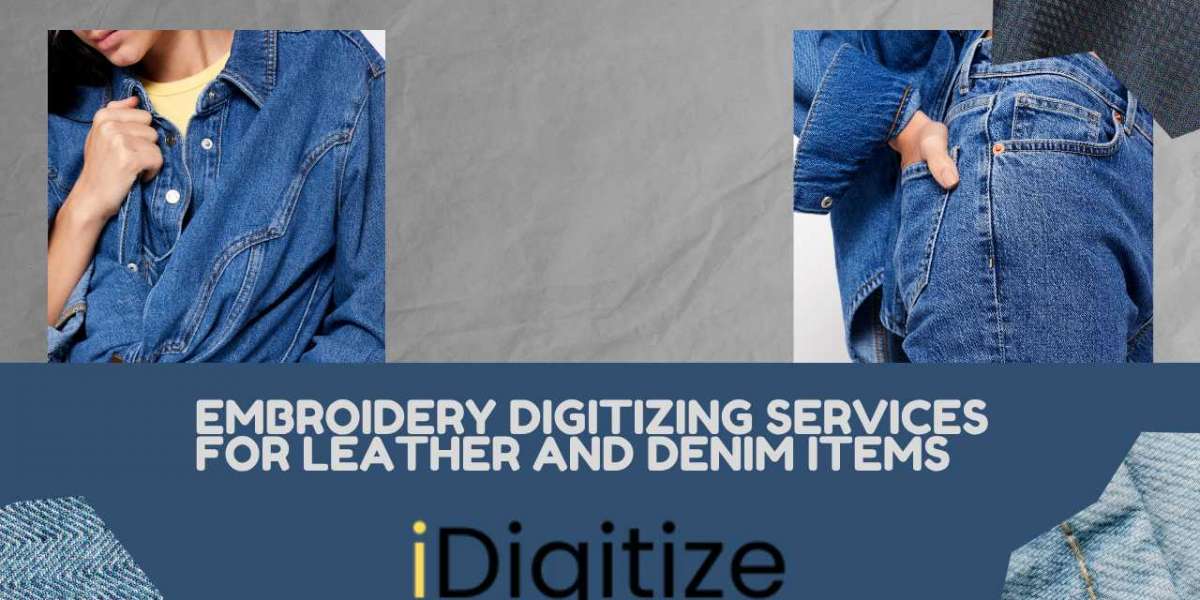 Embroidery Digitizing Services for Leather and Denim Items