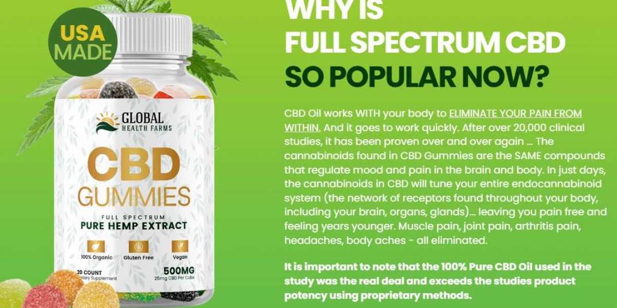 Global Health Farms CBD Gummies: How It Functions In The Body?