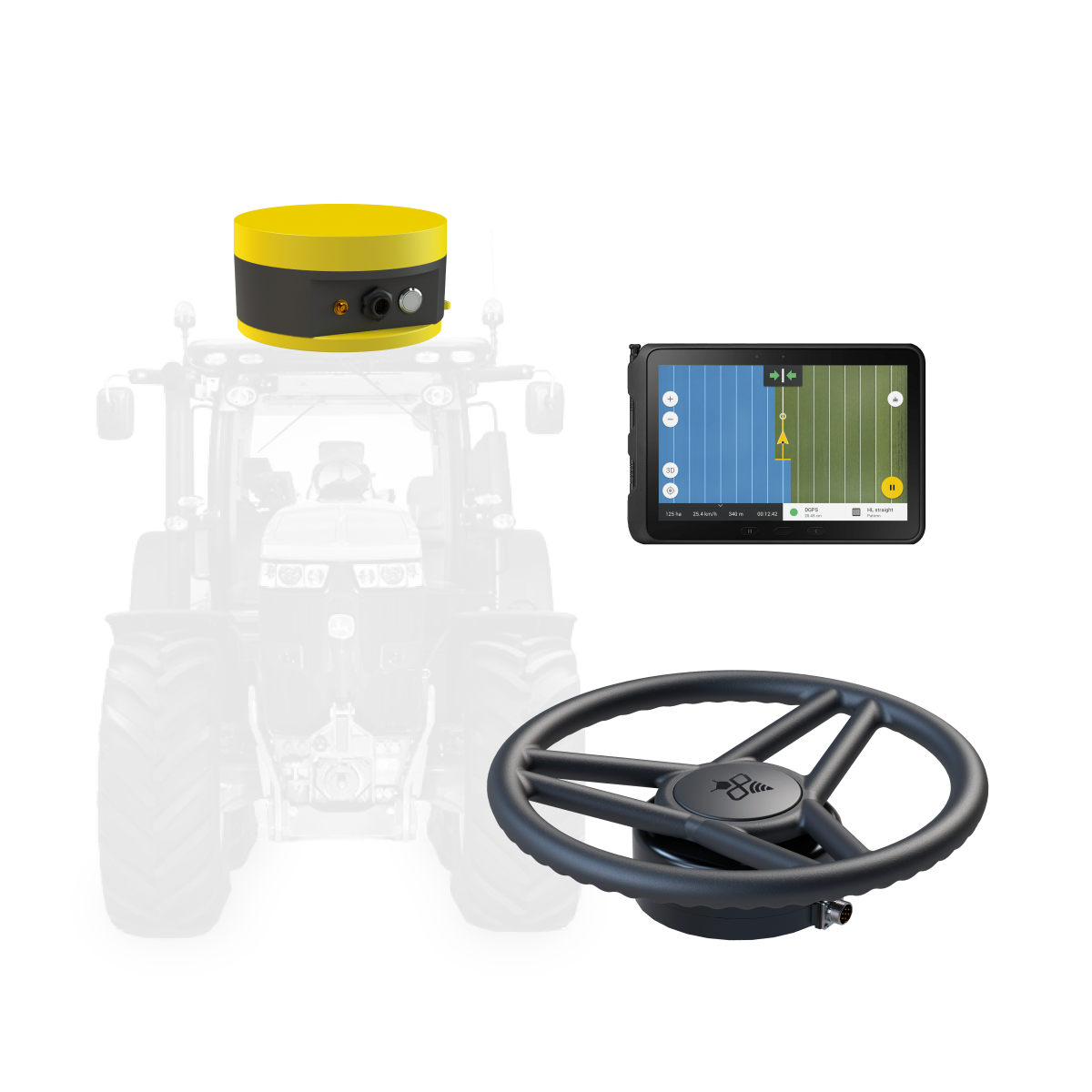 Guidance System Tools to Driverless Tractors | RTK GPS App