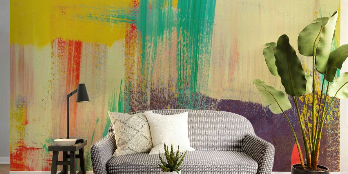 Abstract Art Wallpaper Ideas for Every Room in the House