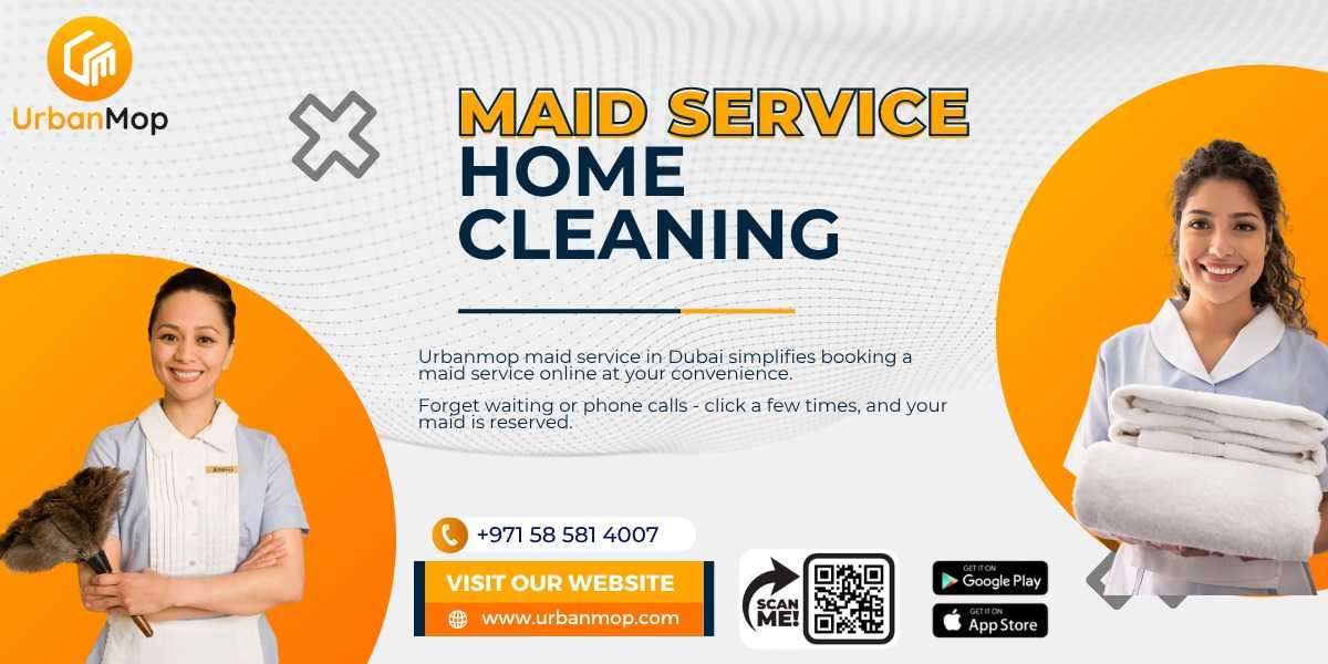 Get a trusted maid cleaning service Dubai by Urban Mop 