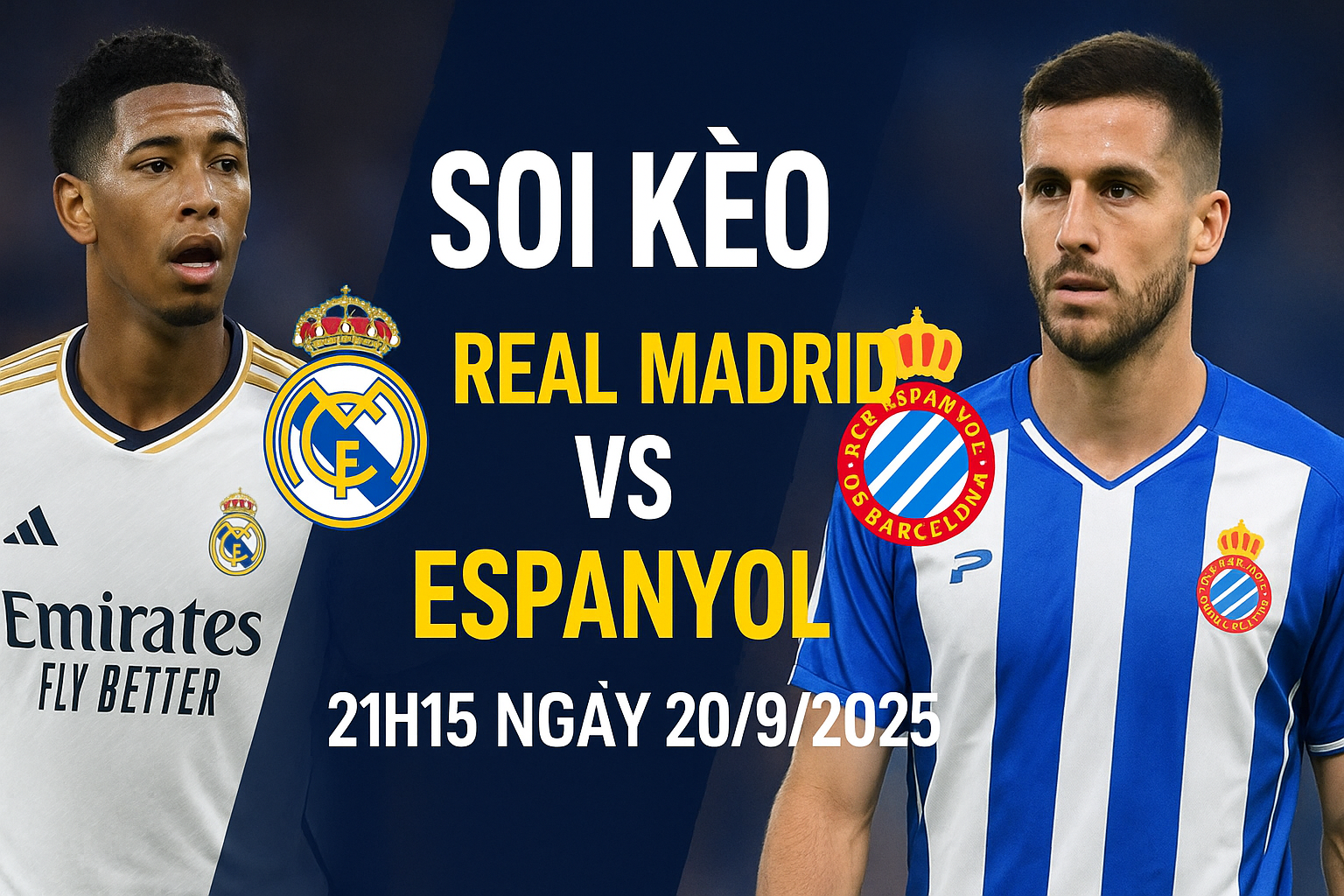 Soi kèo Real Madrid vs Espanyol, 21h15 ngày 20/9/2025 – Vòng 5 La Liga