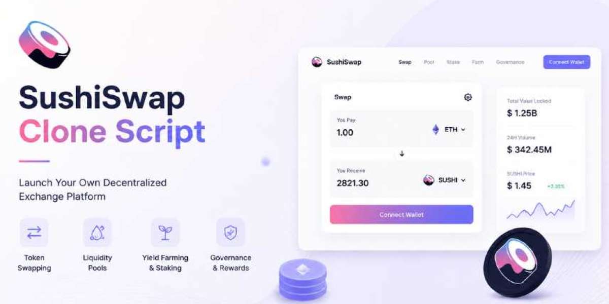 SushiSwap Clone Script: Build Your Own Decentralized Exchange Platform